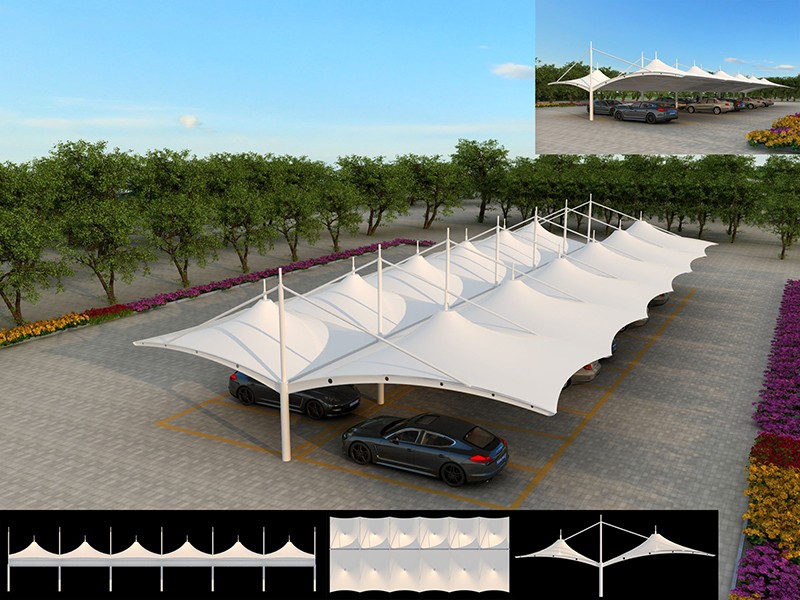 膜結構車棚的噪音要如何來控制